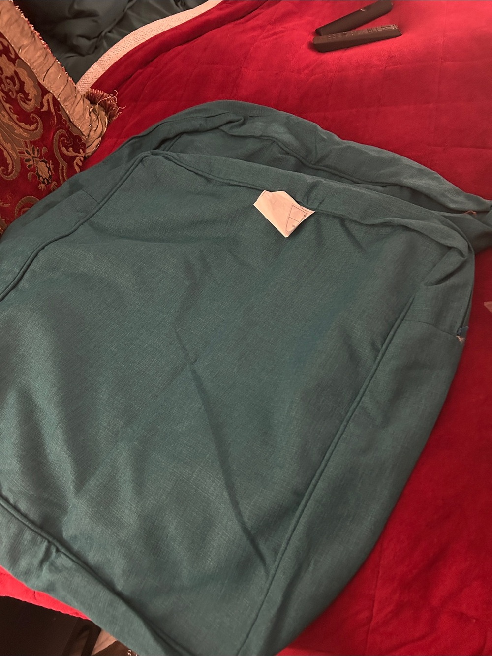 2 Teal Outdoor cushion covers 23” x 23” x 6”